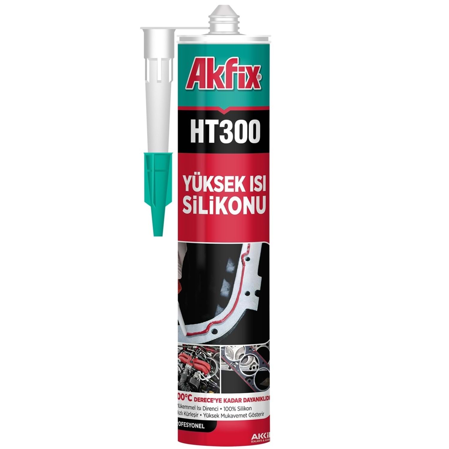 AKFİX HT300 YÜKSEK ISI SİLİKON 310ML (24)